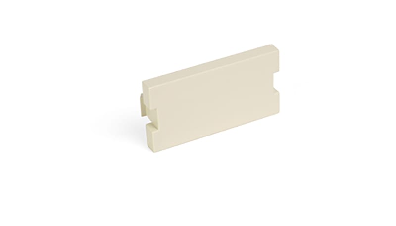 Leviton 41291-1BT MOS BLANK 1U MODULE LIGHT ALMOND