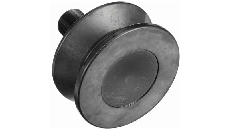McGill VCF 4 1/2 Cam Follower, V Groove Steel, 4 1/2 in, 114 mm, Hexon ...