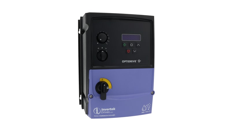 Invertek Keypad Less Invertek Drives ODE-3-240095-3F4B AC Drive, Frame 2, 9.5A, 5Hp, 3 Phase ...