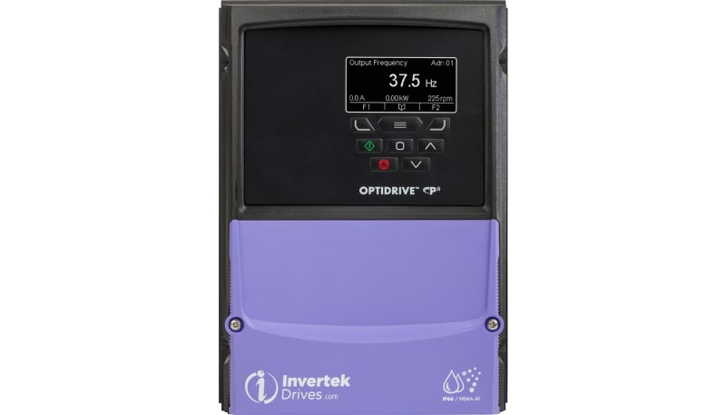 Invertek Drives ODP-2-24010-3HF4X-TN AC Drive, Frame 2, 2.2A, 1Hp, 3 ...