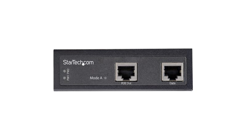 StarTech.com POEINJ30W Industrial Gigabit Ethernet PoE Injector 30W 802 ...