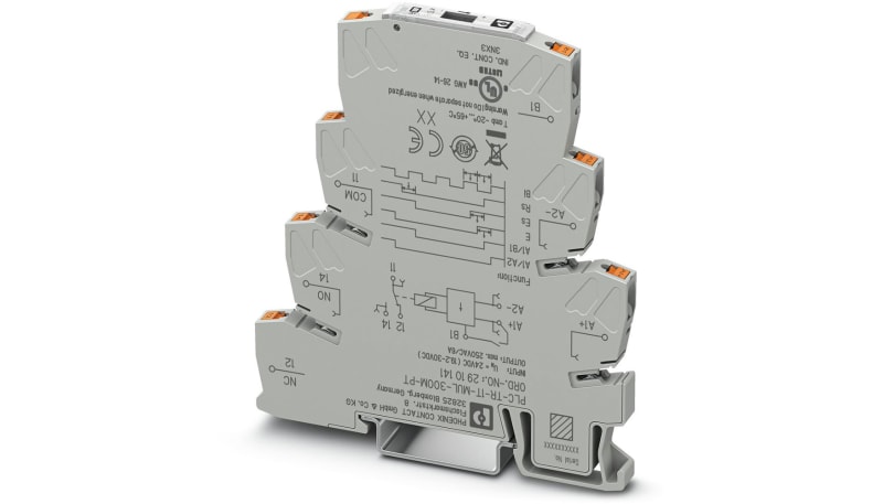 Phoenix Contact 2910141 Ultra-Compact Multi-Function Timer Relay, 4 ...
