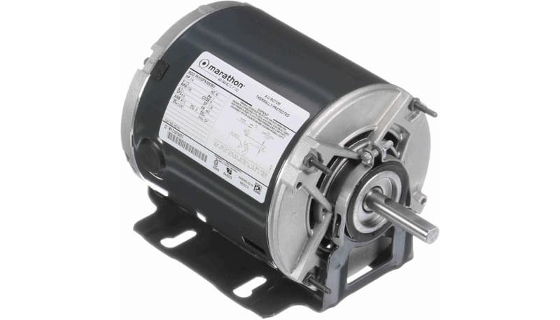 Leeson HG161 AC Motor, Fan and Blower, 1/4,1725,DP,48Z,1/60/115