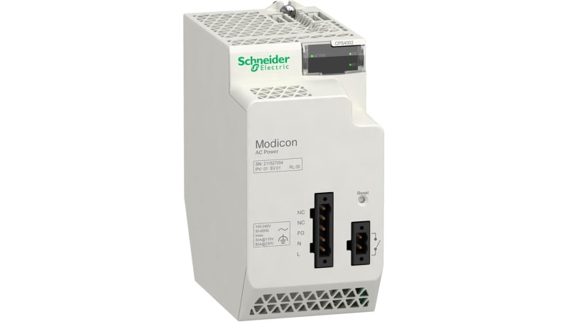 Schneider Electric BMXCPS4002 40 WATTS 110-220 VAC REDUNDANT PWR SUPPL