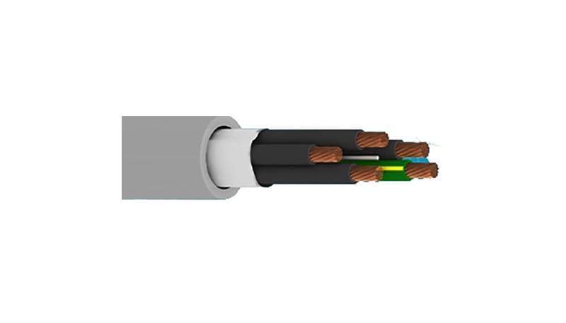 Alpha Wire 902005 SL005 Multiconductor, Flexible, 20AWG, Slate, 100FT ...