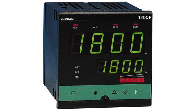 Gefran F001965 Controller/Programmer,1/8DIN,Universal input,5 Outputs ...