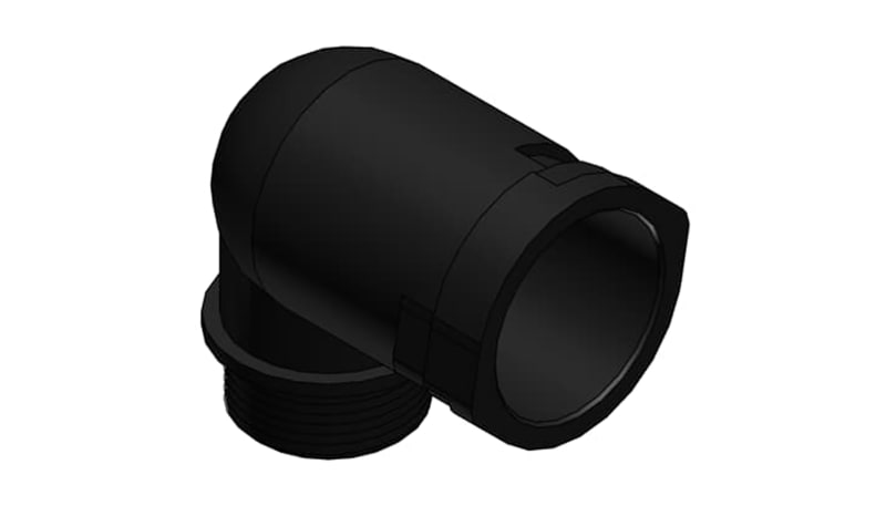 PMA Conduit & Fittings by ABB ALWD-P167 LWD Connector 90 Deg Elbow, PG ...