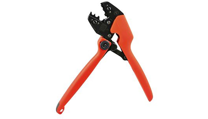 Hand Rachet Crimp RS PRO 2972957 Hand Ratcheting Crimp Tool for Tubular Cable Lugs, 8 to ...