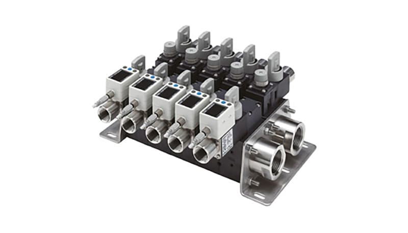 SMC Corporation PF3WB06BN-720S-03-CTN-G FLOW SENSOR MANIFOLD FOR WATER ...