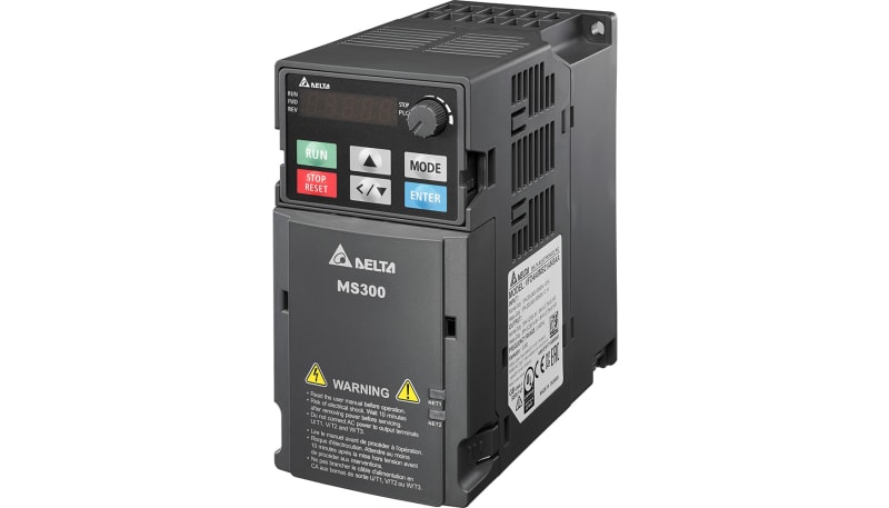 Delta Electronics VFD7A5MS23MNSAA VFD-MS300, 2HP 1.5kW 230V 7.5A HD 8 ...
