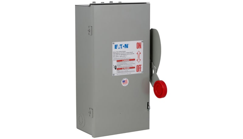 Eaton - Cutler Hammer DH322NRKLLV HDSS 60A/3P,240V,FUSIBLE,W/N, N3R VIS ...