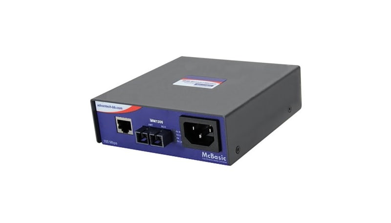 Advantech IMC-450-SL-A Standalone Media Converter, 100Mbps, Single mode ...