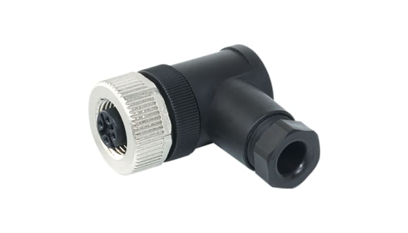 Murrelektronik 7000-12981-0000000 Connector, M12 Female 90 Degree