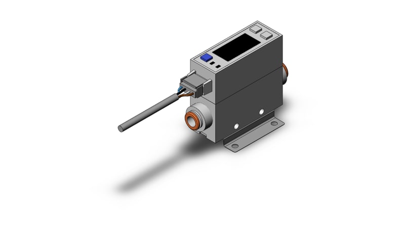 SMC Corporation PFM711-C6-C-R FLOW SWITCH FOR AIR, DIGITAL, 2 COLOR ...