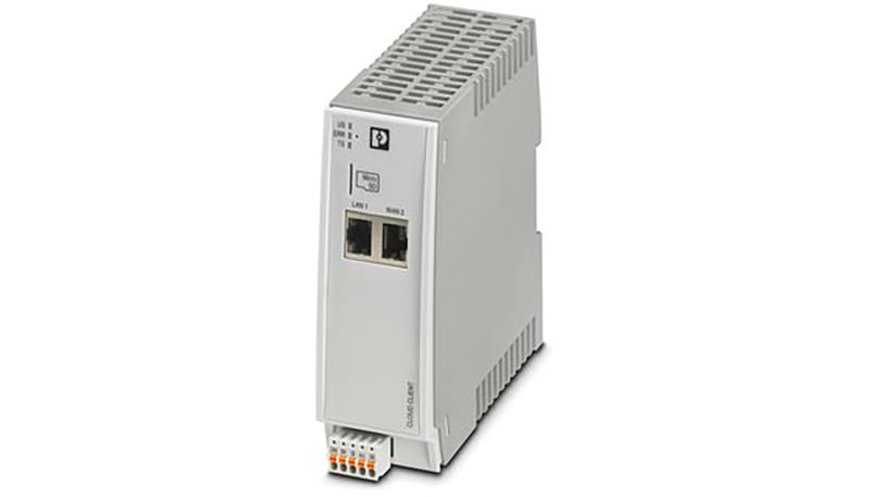 Phoenix Contact 1221706 Router, 2 Ports, DIN Rail Mount, Operator ...