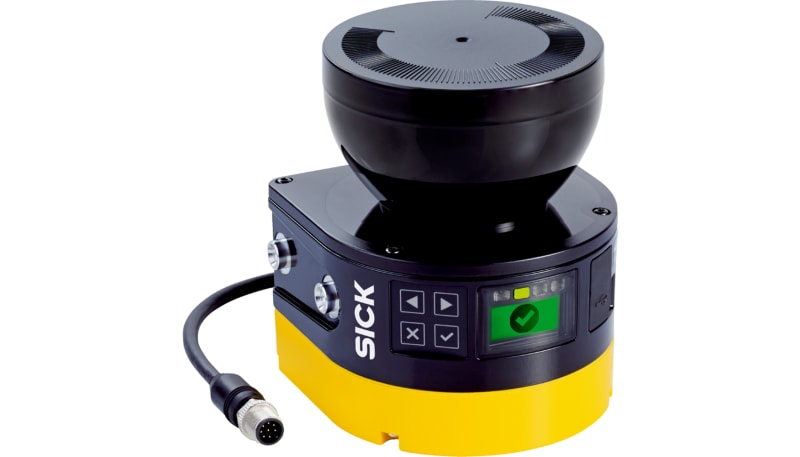 SICK MICS3-AAAZ55AZ1P01 Safety Laser Scanner, 5.5m Range, 30-200mm