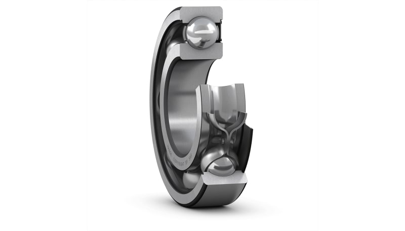 MRC (SKF) R8Z Deep Groove Ball Bearing, I.D. 0.5 in, O.D. 1.125 in, W 0 ...