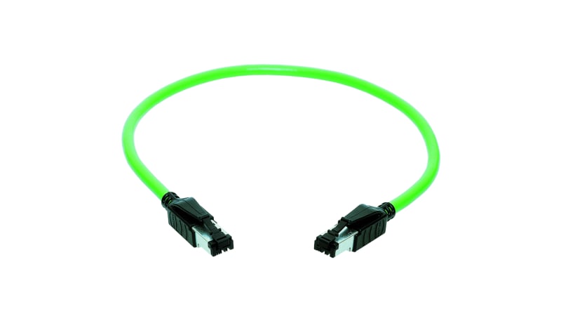 HARTING 9473434002 RJ Industrial RJ45 DualBoot Patch Cable, 4x22/1AWG ...