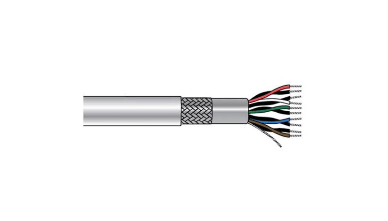 Alpha Wire 3480C SL001 Communication and Control Cable, 28Awg/10Pr ...