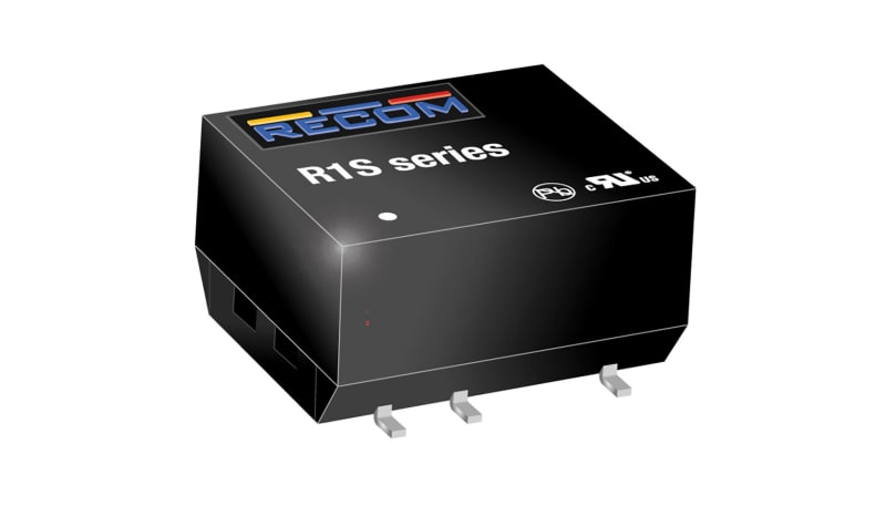RECOM Power, Inc. R1S-1515/H-R DC-DC-Converter, 1W, 15Vin, 15Vout ...