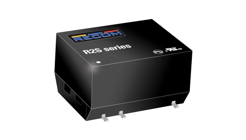 RECOM Power, Inc. R2S-1224/HP-R DC-DC-Converter, 2W, 12Vin, 24Vout ...