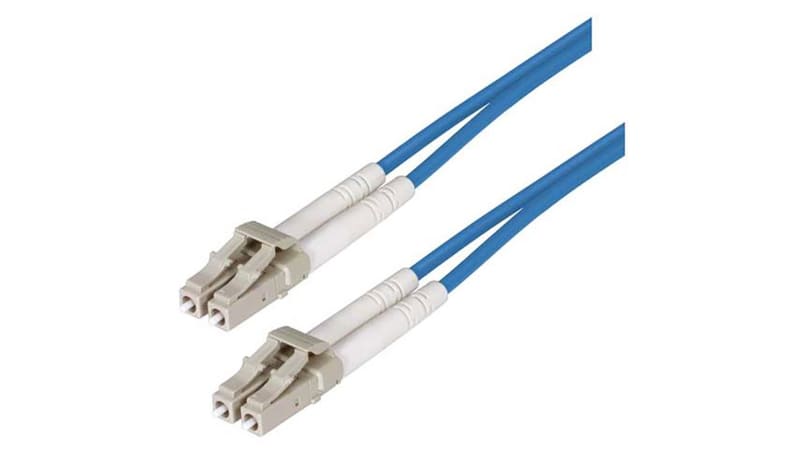 L-com FODLC50-BL-05 OM2 50/125Multimode Fiber CableDual LC / Dual ...
