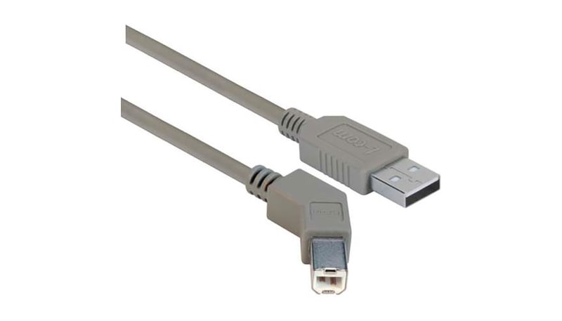 L-com CAA-45RB-2M 45 Degree USB CableStraight A Male / 45 Degree Right ...