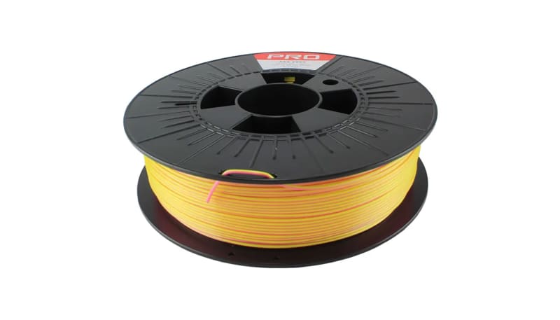 RS PRO 2358894 MAGIC PLA 1,75MM PINK - YELLOW FLUOR SAT