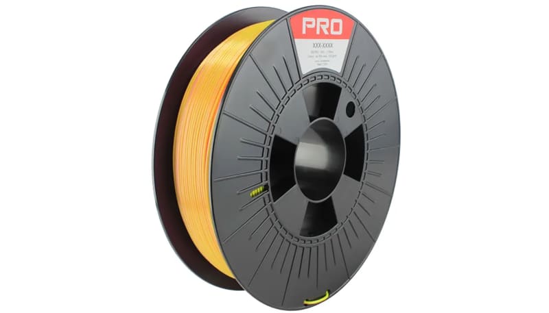 RS PRO 2358894 MAGIC PLA 1,75MM PINK - YELLOW FLUOR SAT