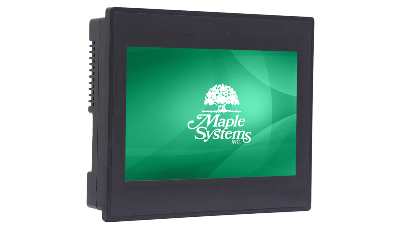 Maple Systems HMC4070A-M Touch Screen HMI + PLC 7 in Display, IP66, 6 ...