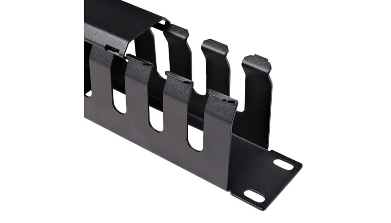 StarTech.com CMDUCT1UX2 Horizontal Finger Duct Rack Cable Management ...