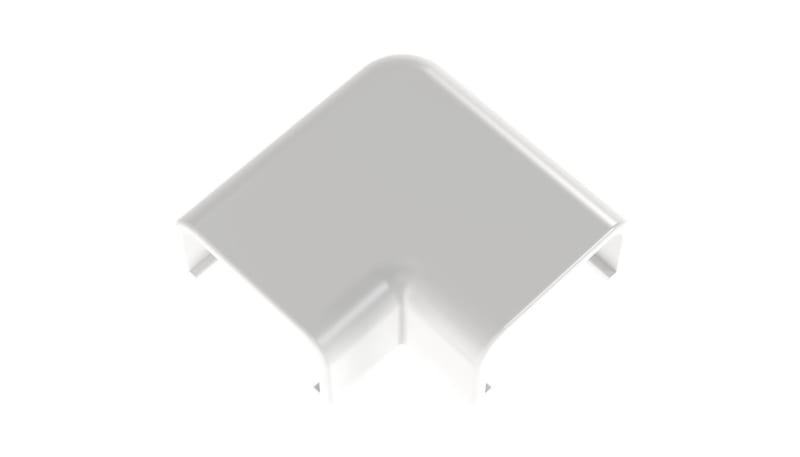 Panduit RAF3WH-E LD3 Surface Raceway Right Angle Fitting, White