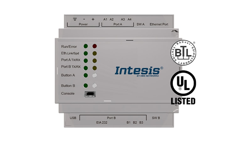 HMS Industrial Networks INBACMEB0600000 Intesis M-BUS to BACnet IP & MS ...
