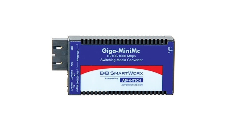 Advantech IMC-370-MMRX-PS Fiber Media Conversion, Giga-MiniMc Series ...