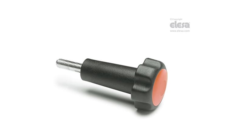 Elesa USA 182232 VTL.50/80 p-M10x20-C2, Lobe knobs, Zinc-plated steel ...