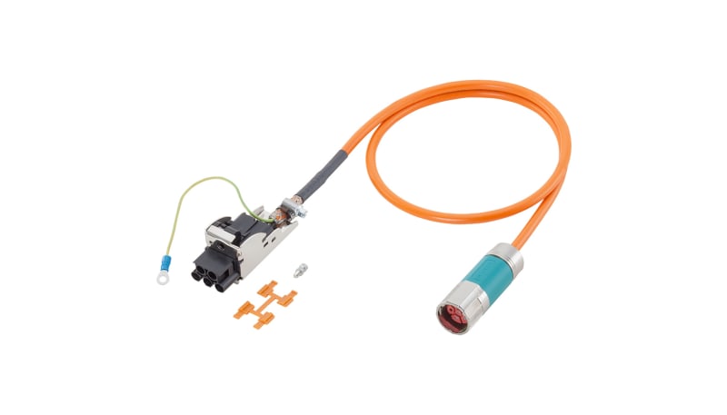 Siemens 6FX50025DS011CF0 POWER CABLE,PREFAB,MC500,25M