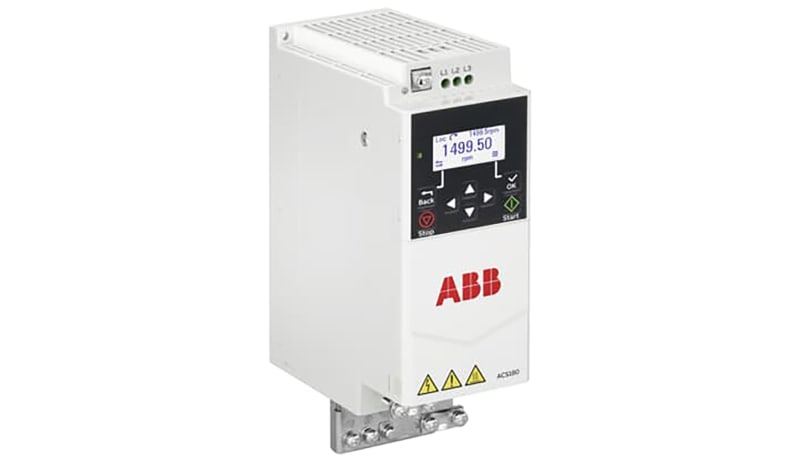 ABB Drives ACS180-04S-09A4-4 Micro Drive, 3-Phase, 480VAC, 3HP