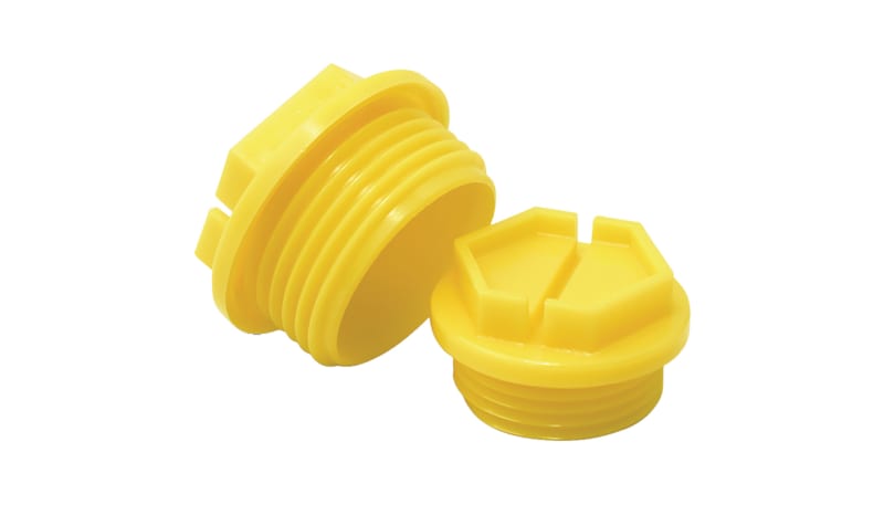 M52 Threaded Cap Essentra Components TSSPM52X1.5A Threaded Sealing Plug, Metric-M52 x1.5 ...
