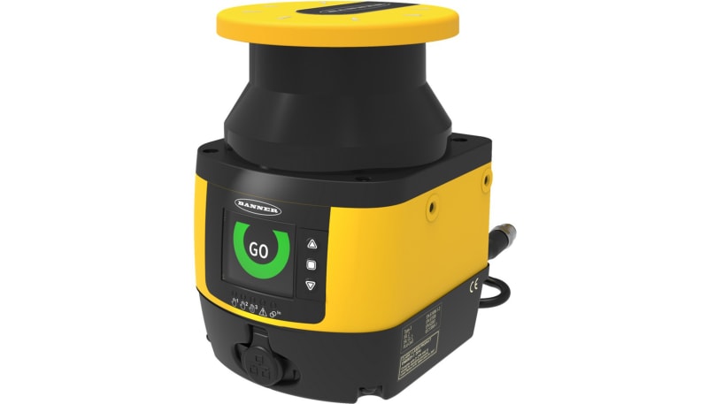 Banner Engineering SX5-B6 Safety Laser Scanner, 1 OSSD, 275 Deg, 6