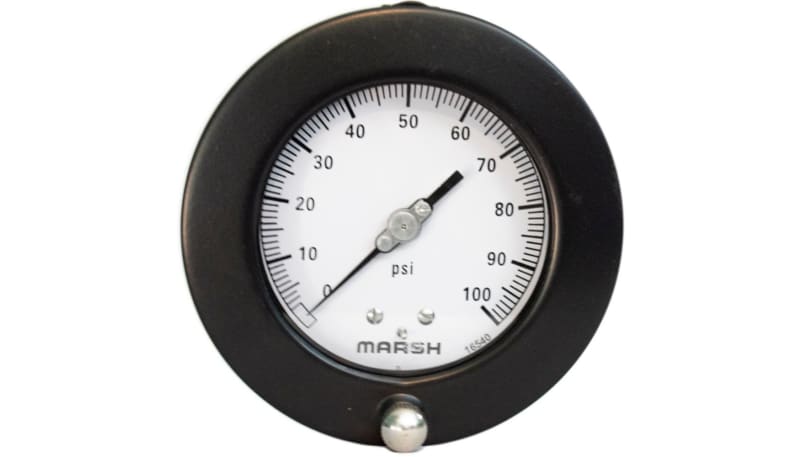 Marsh Test Instruments Marsh Instruments H2052 Pressure Gauge, 3.5