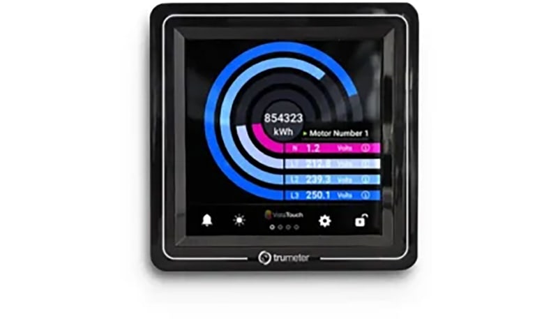 Trumeter VT-PWR-HV Power Meter, 100-277 VAC, 10W, HD Graphical ...