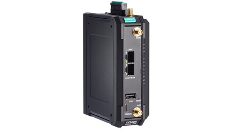 Moxa OnCell G4302-LTE4-US-T Industrial LTE Cat4 secure router, B2/B4/B5 ...