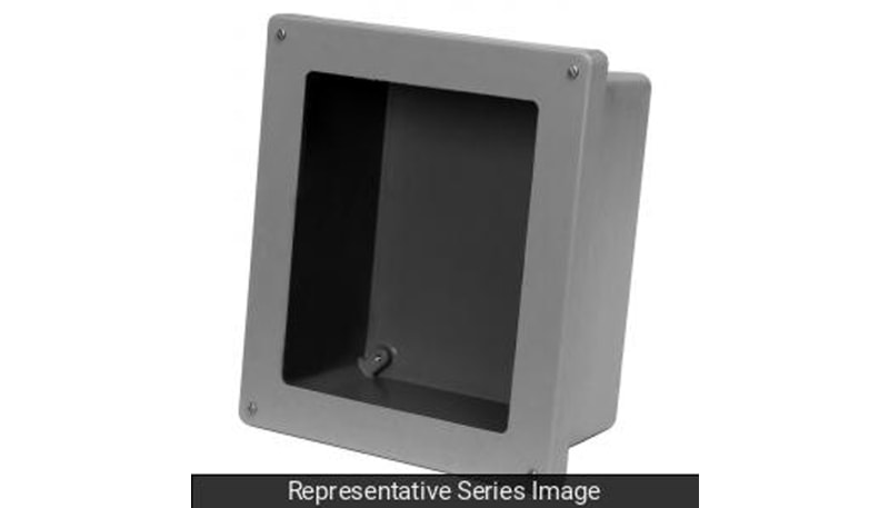 Hammond Manufacturing PJ12124LW NON MET HNG SNAP LAT CH/WINDW