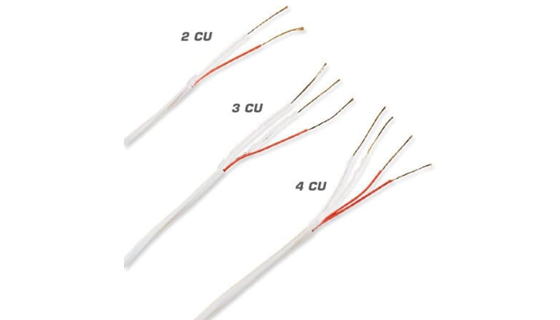 Omega Engineering EXTT-3CU-26S-50 T/C Wire, Medium Temp Wire , PFA ...