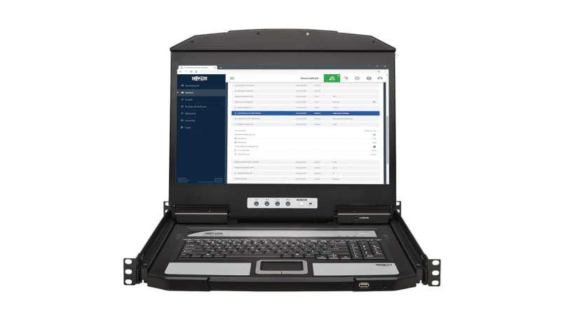 Tripp Lite B021-SWHD-K HDMI KVM Console/Switch, 18.5in LCD, 1U ...