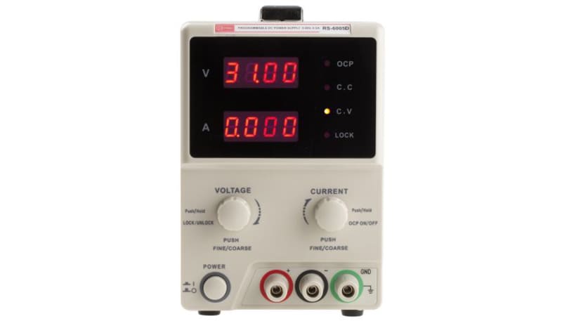 RS PRO 1757366 0-60V, 0-5A, DIGITAL CONTROL DC POWER SU