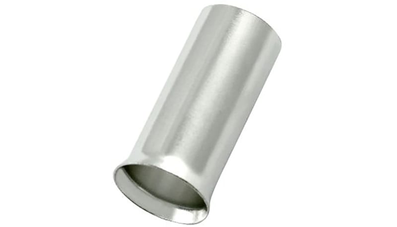 RS PRO 2707563 Non-Insulated Bootlace Ferrule, 10 AWG, Copper, Tin ...