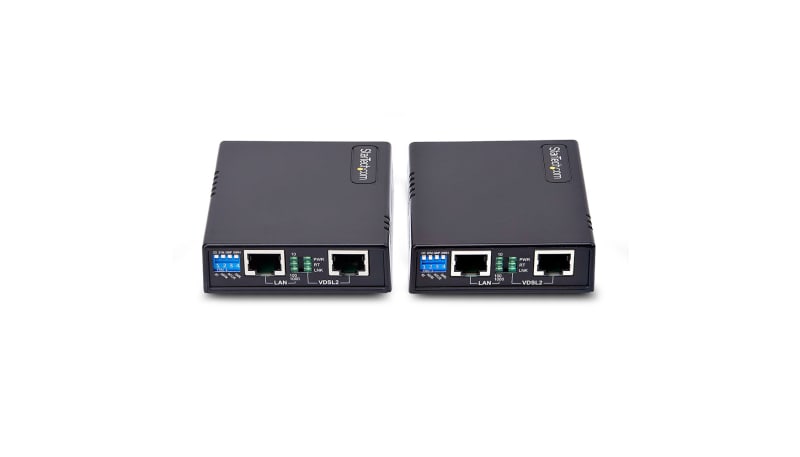 StarTech.com VDSL-LAN-EXTENDER-1G VDSL2 Ethernet Extender Kit, Up to 0 ...