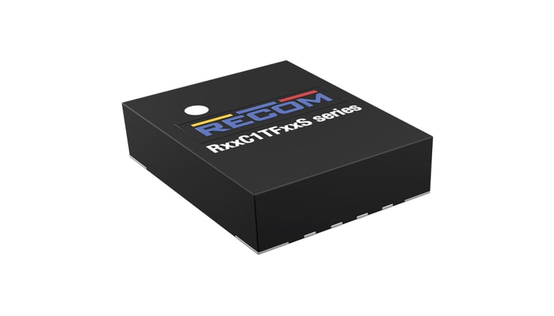 RECOM Power, Inc. R05C1TF05S-R DC-DC Converter, 1W, Single Output, 3-5 ...