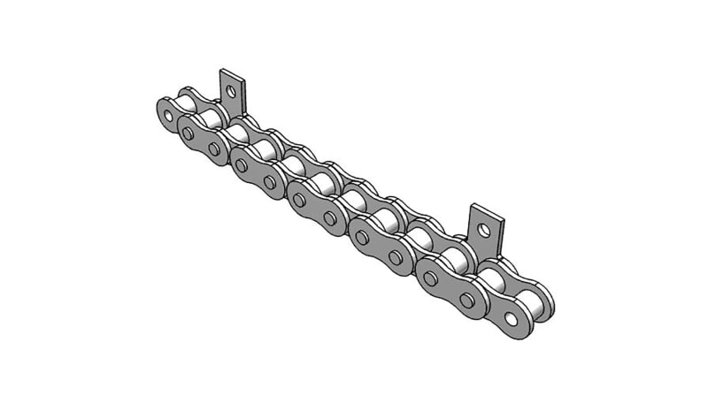 PEER Chain 40RSS X 100 FT SA-1 E8LP Roller Chain, 40 STAINLESS RIV X ...